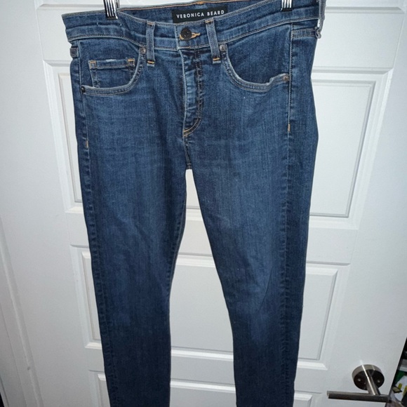 Veronica Beard Women's Dark Blue Skinny Jeans - Picture 1 of 6